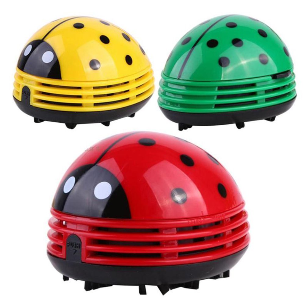 Home Office Desk Ideas - Cute Ladybug Desktop Vacuum Cleaner Dust