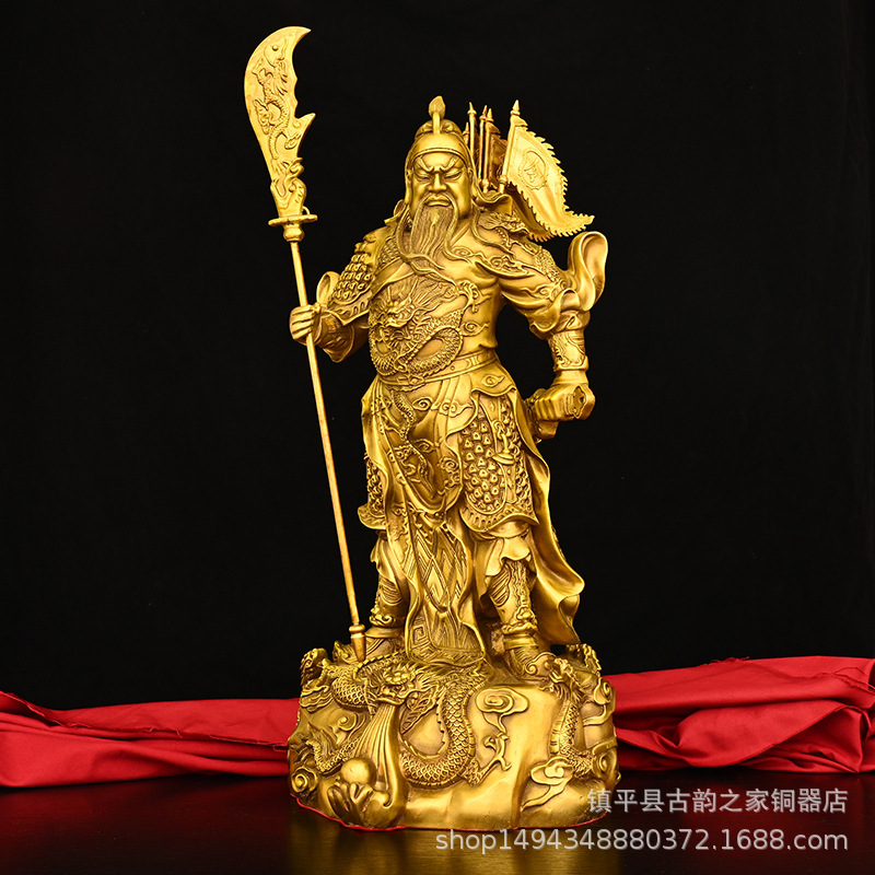 Home Office Ye - Bronze Figurine Nine Dragon Holding Treasure
