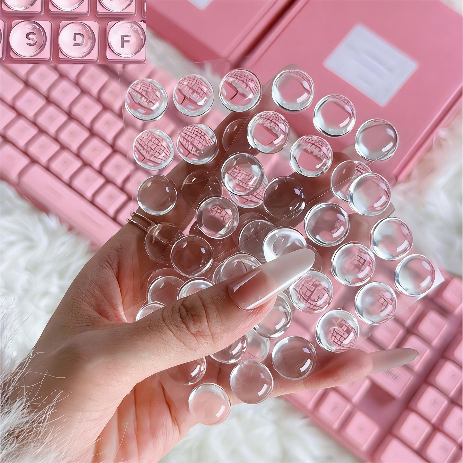 Home Office Keyboard - Keyboard Stickers for Long Nails Computer