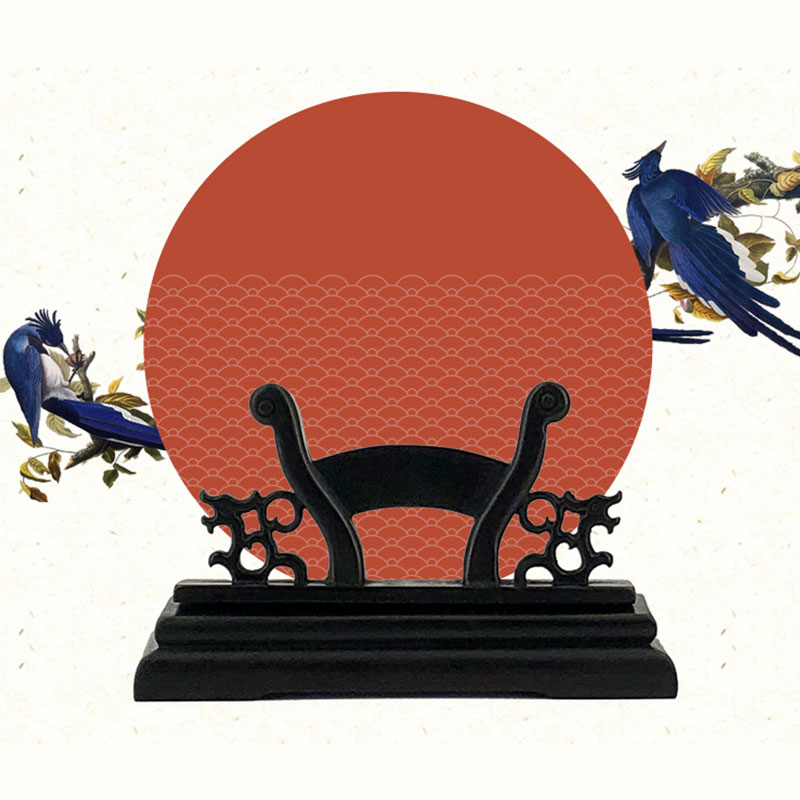 Home Office Desk Ideas - Vintage Art Style Folding Fan Stand