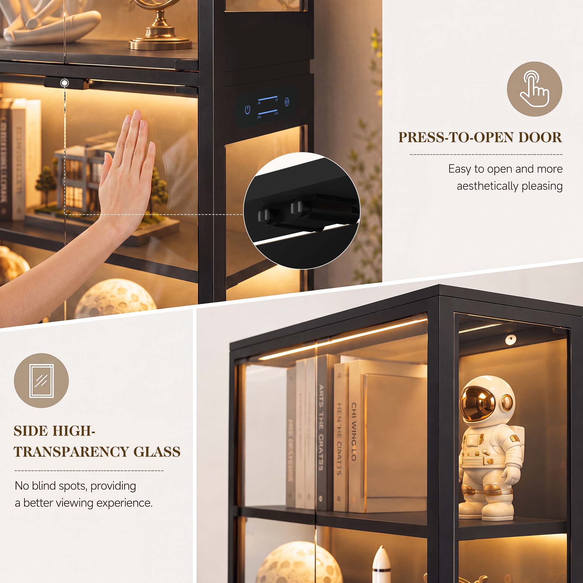 TCGBKAF 5‑Tier Display Cabinet - огляд і ціна Home Office In Living Room