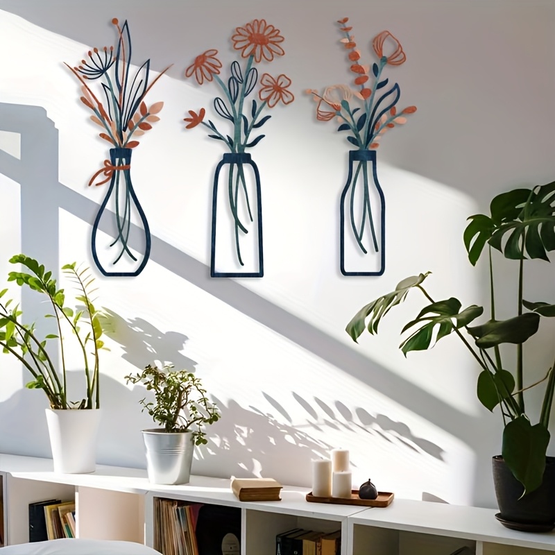 3 Large Floral Wall Art Sculpt - огляд і ціна Home Office Interior Design