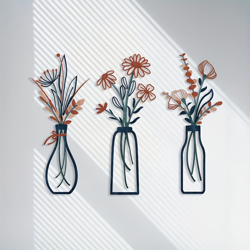 3 Large Floral Wall Art Sculpt - огляд і ціна Home Office Interior Design