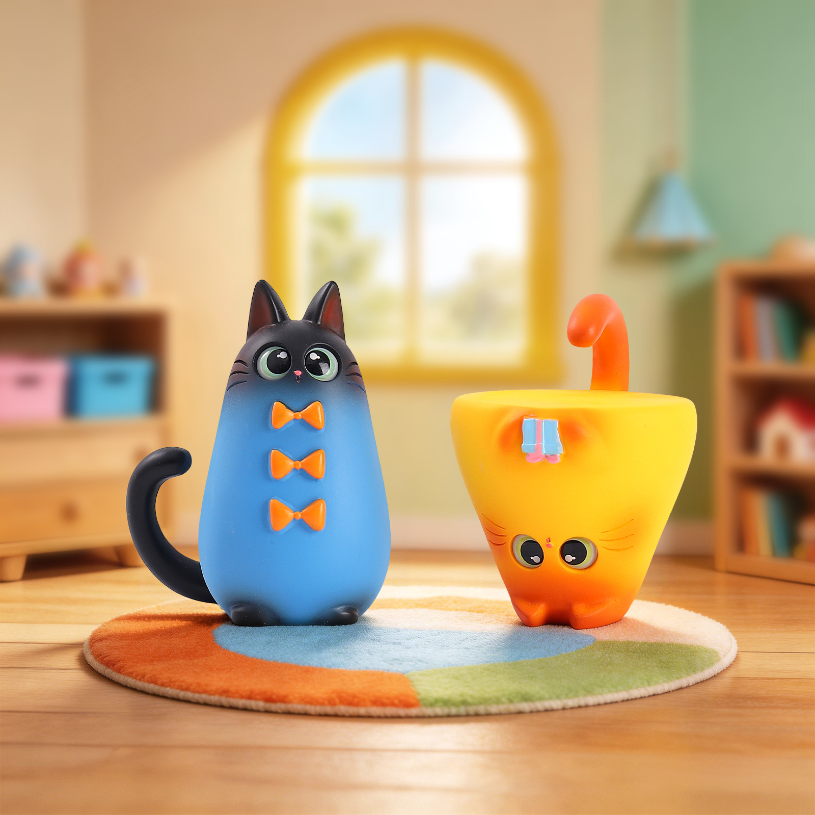 Blind Box Cat Figurine Resin C - огляд і ціна Home Office Desk Ideas