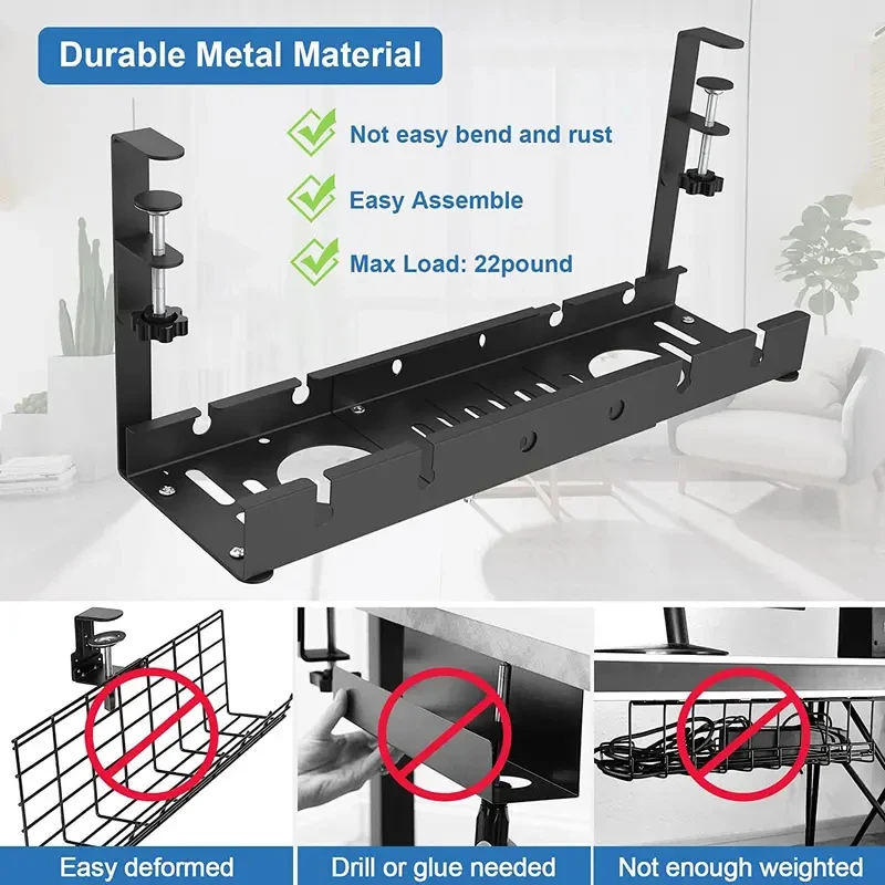Under Table Telescopic Storage - огляд і ціна Home Office Desk Ideas