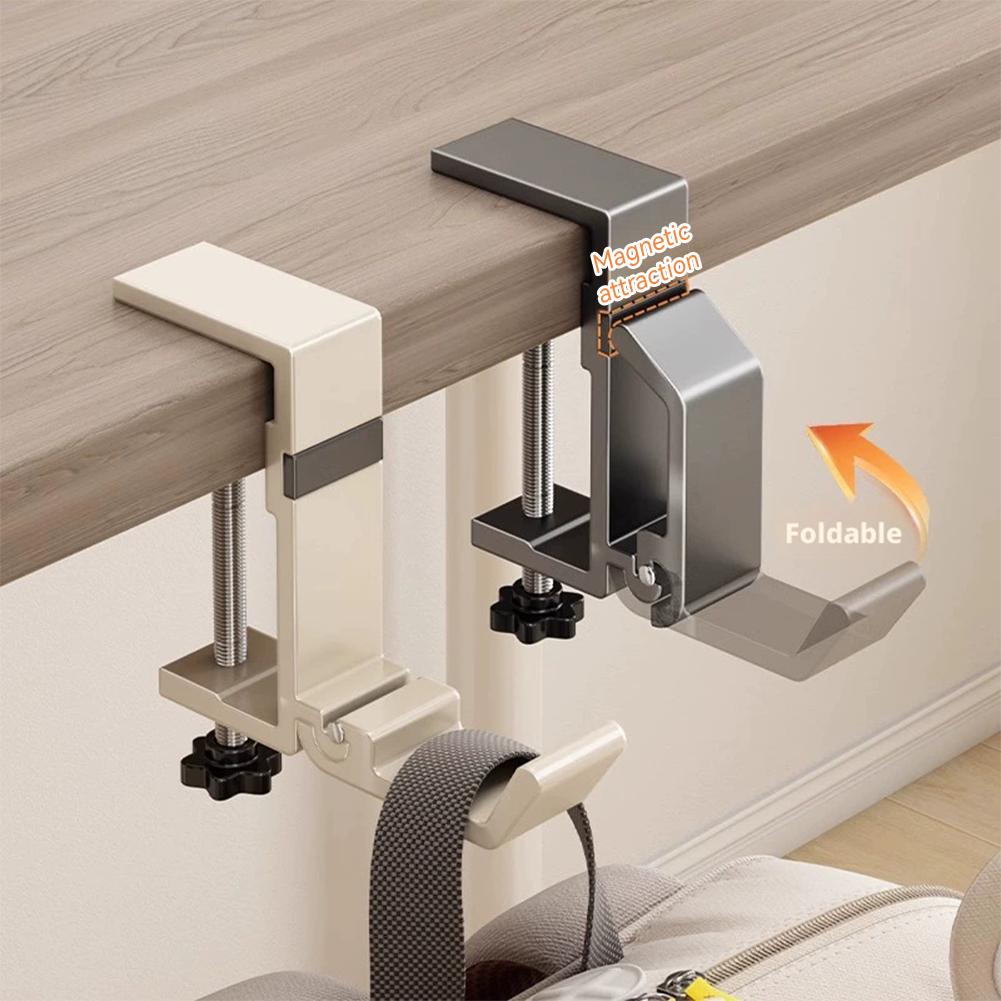 No Drill Foldable Desk Hook  C - огляд і ціна Home Office Desk Ideas