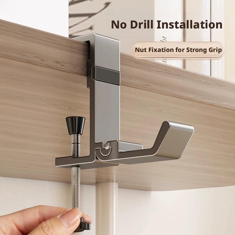 No Drill Foldable Desk Hook  C - огляд і ціна Home Office Desk Ideas