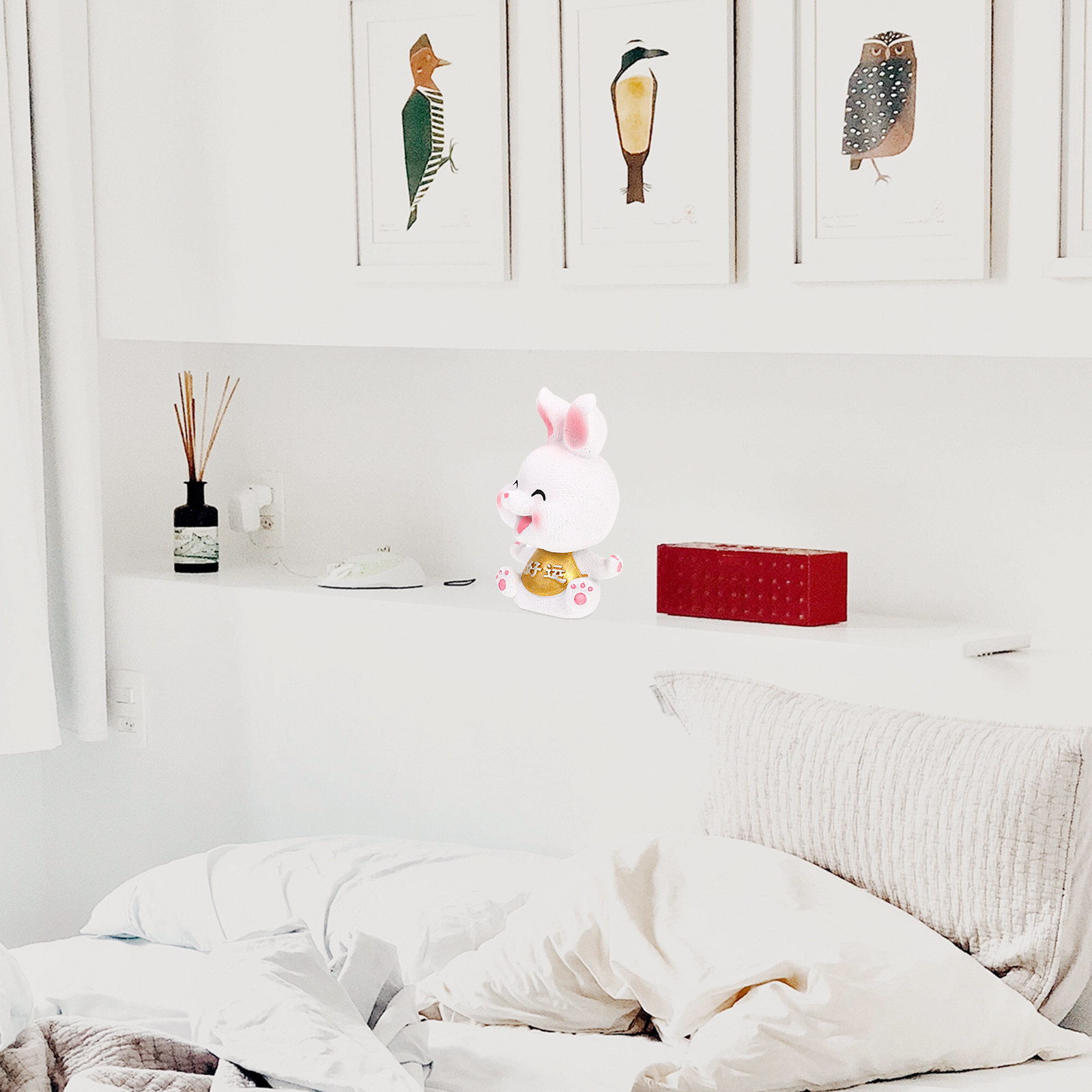Elegant Resin Craft Rabbit Ado - огляд і ціна Home Office Interior Design