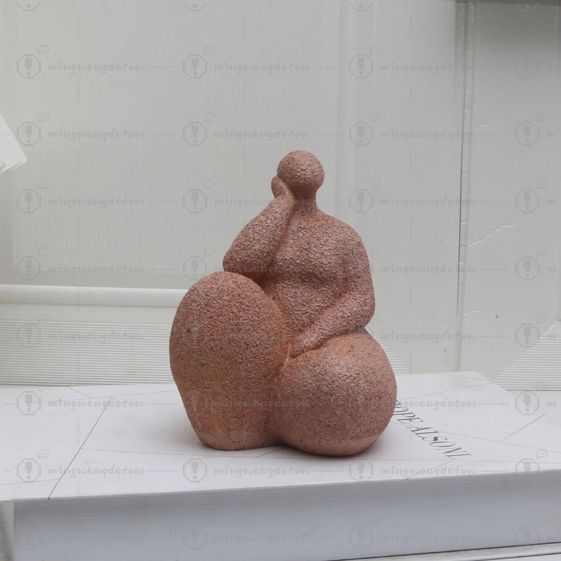 1pc, Sandstone Resin  Chubby W - огляд і ціна Home Office In Living Room