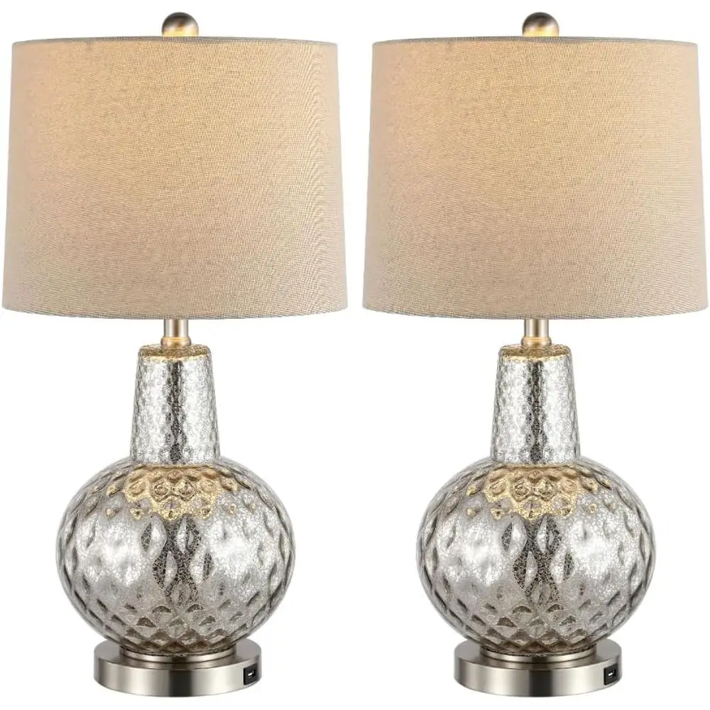 24-inch Silver/Ivory Shade LED - огляд і ціна Home Office In Living Room